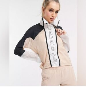 Nike Black and Cream Women's Jacket